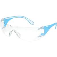 Lunettes de s&eacute;curit&eacute; bleu/blanc Adapt Lite, Lentille Transparent, Antibu&eacute;e/Anti-&eacute;gratignures, ANSI Z87+/R&eacute;pond ou surpasse la norme CSA Z94.3 Trail Hammer and Bolt