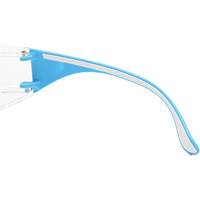 Lunettes de s&eacute;curit&eacute; bleu/blanc Adapt Lite, Lentille Transparent, Antibu&eacute;e/Anti-&eacute;gratignures, ANSI Z87+/R&eacute;pond ou surpasse la norme CSA Z94.3 Trail Hammer and Bolt