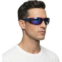 Lunettes de s&eacute;curit&eacute; Adapt Lite, Lentille Miroir bleu, Antibu&eacute;e/Anti-&eacute;gratignures, ANSI Z87+/R&eacute;pond ou surpasse la norme CSA Z94.3 Trail Hammer and Bolt