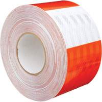 Pellicule souple pour chantiers routiers &agrave; haute intensit&eacute; 382VHIP, 5" la x 150' lo, Orange et blanc Trail Hammer and Bolt