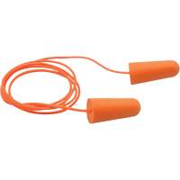 SEALTEC33 Orange Tapered PU Foam Disposable Earplugs, Corded, Bulk - Box, 33 dB NRR, One-Size Trail Hammer and Bolt