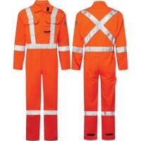 Combinaisons Avenger, 7 oz, Taille 36, Orange haute visibilit&eacute; Trail Hammer and Bolt