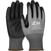 Gants r&eacute;sistant &agrave; la coupe G-Tek avec capacit&eacute; pour &eacute;cran tactile, Taille Petit, Calibre 18, Rev&ecirc;tement Mousse de nitrile, Enveloppe en PolyKor, ASTM ANSI niveau A4/EN 388 niveau D Trail Hammer and Bolt