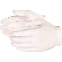 Ladies Inspection Glove, Poly/Cotton, Hemmed Cuff, Ladies Trail Hammer and Bolt
