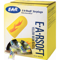 E-A-Rsoft Yellow Neon Blasts Earplugs, Bulk - Polybag Trail Hammer and Bolt