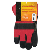 Gants d'ajusteur doubl&eacute;s pour l'hiver &agrave; chaleur sup&eacute;rieure, Grand, Paume en Cuir de vache refendu, Doublure en Thinsulate Trail Hammer and Bolt