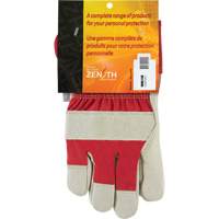 Gants d'ajusteur doubl&eacute;s pour l'hiver &agrave; chaleur sup&eacute;rieure, Grand, Paume en Cuir fleur de porc, Doublure en Thinsulate Trail Hammer and Bolt
