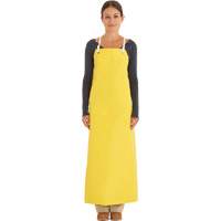 Reinforced Heavy-Duty Apron, Neoprene, 45" L x 35" W, Yellow Trail Hammer and Bolt