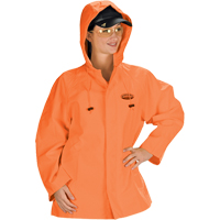 V&ecirc;tements imperm&eacute;ables Hurricane ignifuges et r&eacute;sistants &agrave; l'huile, veste, 4T-Grand, Orange haute visibilit&eacute; Trail Hammer and Bolt