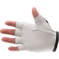 Anti-Impact Left-Hand Glove, X-Small, Goatskin/Split Leather Palm, Hook & Loop Cuff Trail Hammer and Bolt