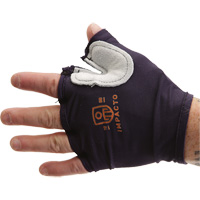 Tool Grip Fingerless Glove with Web Pad - Left, Size X-Small, Suede Palm Trail Hammer and Bolt