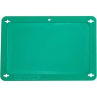 &eacute;tiquette vierge pour vanne, Plastique, 4-3/4" la x 3-1/4" h Trail Hammer and Bolt