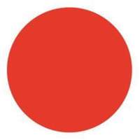 Round Write-On Labels, Circle, 1.5" L x 1.5" W, Red Trail Hammer and Bolt