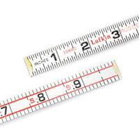R&egrave;gle &agrave; pes&eacute;e Red End pour ing&eacute;nieur, 6' lo, Bois, Graduations de 1/16" Trail Hammer and Bolt