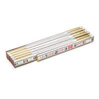 R&egrave;gle de maçon Red End, 6' lo, Bois, Graduations de 1/16" Trail Hammer and Bolt