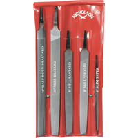 Jeux de 5 limes &agrave; usage g&eacute;n&eacute;ral, 5 pi&egrave;ces Trail Hammer and Bolt