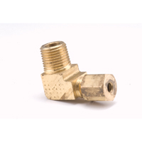 Compression Elbows 90° - Tube to Male Pipe, 1/8" x 1/8" Trail Hammer and Bolt