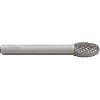 Fraise au carbure ovoide ALLSTEEL, SE-3, 3/8" dia., 1/4" Tige, 5/8" Prof. de la coupe Trail Hammer and Bolt