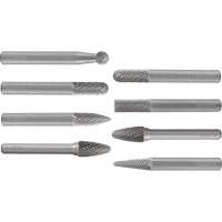 ALLSTEEL Carbide Burr Set, 8 Pieces Trail Hammer and Bolt