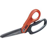 Heavy-Duty Titanium Coated Tradesman Shears, 10", Rings Handle Trail Hammer and Bolt