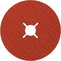 Disque en fibre Cerabond X, C&eacute;ramique, 24, 4-1/2" Dia x 7/8" Arbre Trail Hammer and Bolt