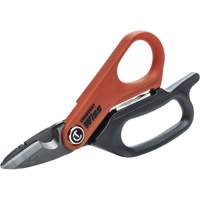 Electrician's Data Shears, 6", Rings Handle Trail Hammer and Bolt