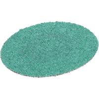 Roloc Green Corps Abrasive Disc, 2" Dia., 80 Grit, Aluminum Oxide Trail Hammer and Bolt