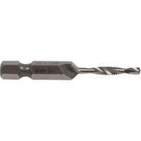 Drill/Tap Bit, #6, High Speed Steel Trail Hammer and Bolt