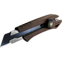 Couteau avec verrou &agrave; cliquet, 18 mm, Prise en Bois Trail Hammer and Bolt