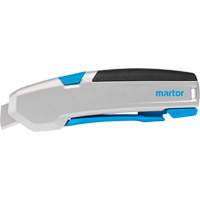 Secupro 625 Retractable Safety Knife with Short Blade, 15 mm, Heavy-Duty, Aluminum Handle Trail Hammer and Bolt