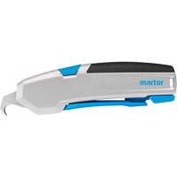 Secupro 625 Retractable Safety Knife with Hook Blade, 16 mm, Heavy-Duty, Aluminum Handle Trail Hammer and Bolt