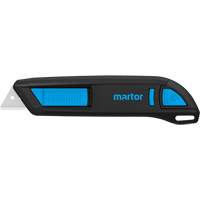 Secunorm 300 Retractable Safety Knife with Rounded Tip Blade, 17 mm Trail Hammer and Bolt