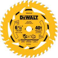 Lame de scie circulaire &agrave; charpente, 6-1/2", 40 dents, Pour Bois Trail Hammer and Bolt