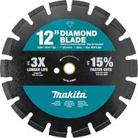 Lame de scie en diamant segment&eacute;e pour usage double Trail Hammer and Bolt