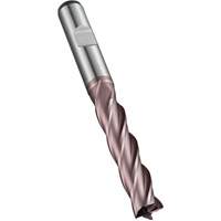 Fraise &agrave; embout droit, 5 mm dia., 68 mm lo, 4 cannelures, 6 mm tige, Acier rapide au cobalt Trail Hammer and Bolt