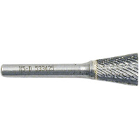 Fraise en forme de c&ocirc;ne invers&eacute;, 3/8" dia., 1/4" Tige, 3/8" Prof. de la coupe Trail Hammer and Bolt
