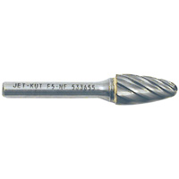 Fraise &agrave; bout rond F5-NF 1/4" pour aluminium/mat&eacute;riaux non ferreux, 1/2" dia. Trail Hammer and Bolt