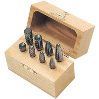 Jeu de fraises au carbure CBK-8 dans un coffret en bois, 8 morcea Trail Hammer and Bolt