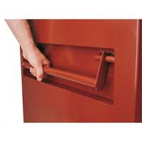 Jobsite Shelf Cabinet, Steel, 47.5 Cubic Feet, Red Trail Hammer and Bolt