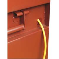 Jobsite Shelf Cabinet, Steel, 47.5 Cubic Feet, Red Trail Hammer and Bolt