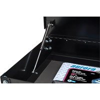 Chariot utilitaire, 4 tiroirs, 18" lo x 33" la x 39" h, Noir Trail Hammer and Bolt