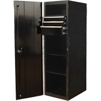 Armoire lat&eacute;rale s&eacute;rie RX, 3 tiroirs, 19" la x 25" p x 61" h, Noir Trail Hammer and Bolt