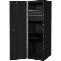 Armoire lat&eacute;rale s&eacute;rie RX, 3 tiroirs, 19" la x 25" p x 61" h, Noir Trail Hammer and Bolt