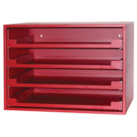 R&acirc;telier avec compartiments, 15" P x 21" la x 15" h, Rouge Trail Hammer and Bolt
