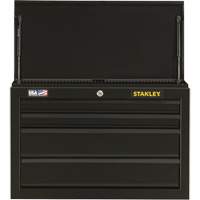 100 Series Tool Chest, 26" W, 4 Drawers, Black Trail Hammer and Bolt
