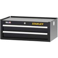 300 Series Middle Tool Chest, 26" W, 2 Drawers, Black Trail Hammer and Bolt