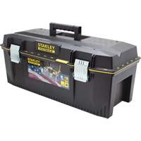 FatMax&reg; Structural Foam Tool Box, 28" W x 12-1/2" D x 11" H, Black/Yellow Trail Hammer and Bolt