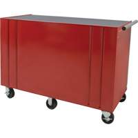 Industrial Tool Cart, 12 Drawers, 56" W x 24-1/2" D x 38-1/8" H, Red Trail Hammer and Bolt