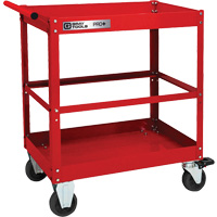 Chariot utilitaire robuste s&eacute;rie PRO+, 2 tiers, 30-1/5" x 38-1/3" x 19-1/2" Trail Hammer and Bolt
