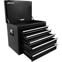 Coffre &agrave; outils pour camion, 27" la, 5 tiroirs, Noir Trail Hammer and Bolt